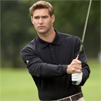 Adidas ClimaLite Tour Pique Long Sleeve Polo Shirt