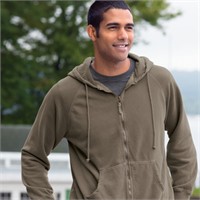 Authentic Pigment Full Zip Hoodie Sweatshirt