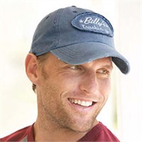 Authentic Pigment Raw Edge Patch Baseball Cap