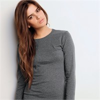Bella Baby Rib Long Sleeve T-Shirt
