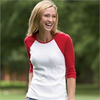 Bella Ladies' Baseball Tee