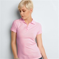 Bella Mini Pique Stretch Polo Shirt