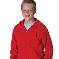 Hanes Youth 50/50 Full-Zip Hoodie Sweatshirt