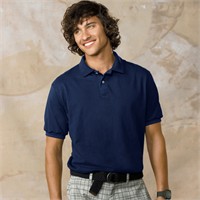 Hanes Jersey Knit Polo Shirt
