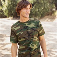 Code V 100% Cotton Camouflage T-Shirt