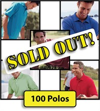 Men's Polo Shirt Bulk Lot (100 Pieces)