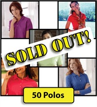 Women's Polo Shirt Bulk Lot (50 Pieces)