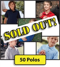 Youth Polo Shirt Bulk Lot (50 Pieces)