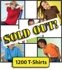 Youth 1200 Piece T-Shirt Bulk Lot